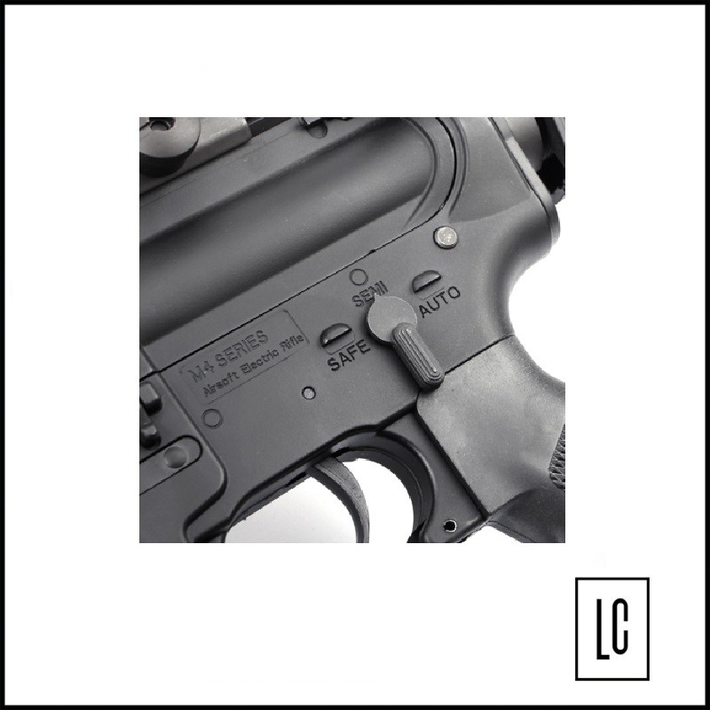 rifle-de-airsoft-m4-a1-ultra-grade-6mm-king-arms-com-seletor-de-trilho