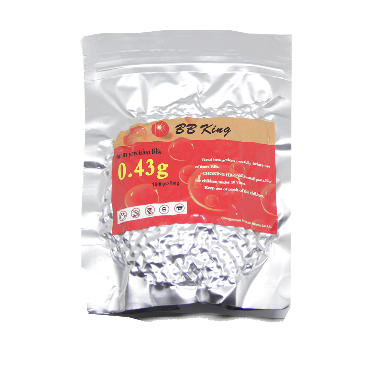 BBs airsoft sniper branca bbking