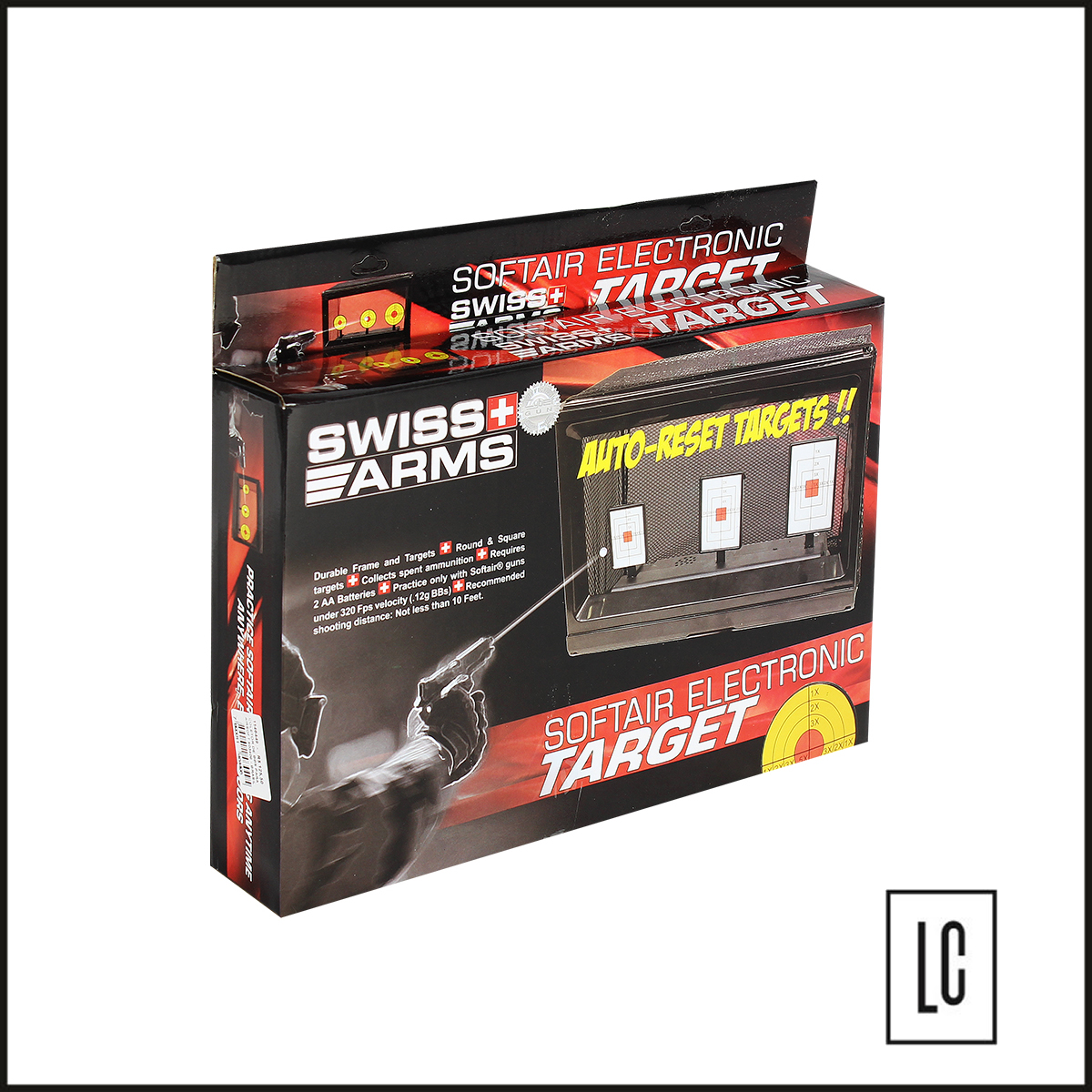 Alvo-coletor-elétrico-Swiss Arms-Loja-da-Carabina