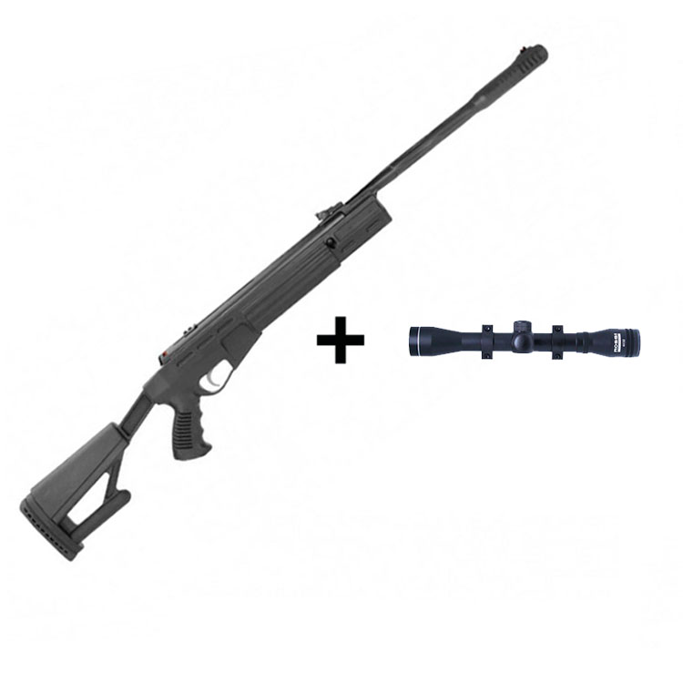 Carabina de Pressão Hatsan Striker Airtact Nitro - 5.5mm + Luneta 4x32