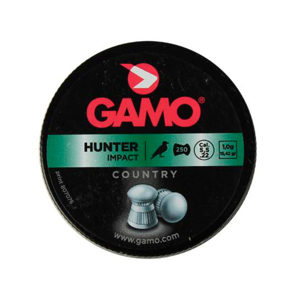 Chumbinho Gamo Hunter Impact - 5.5mm - 250 Unidades