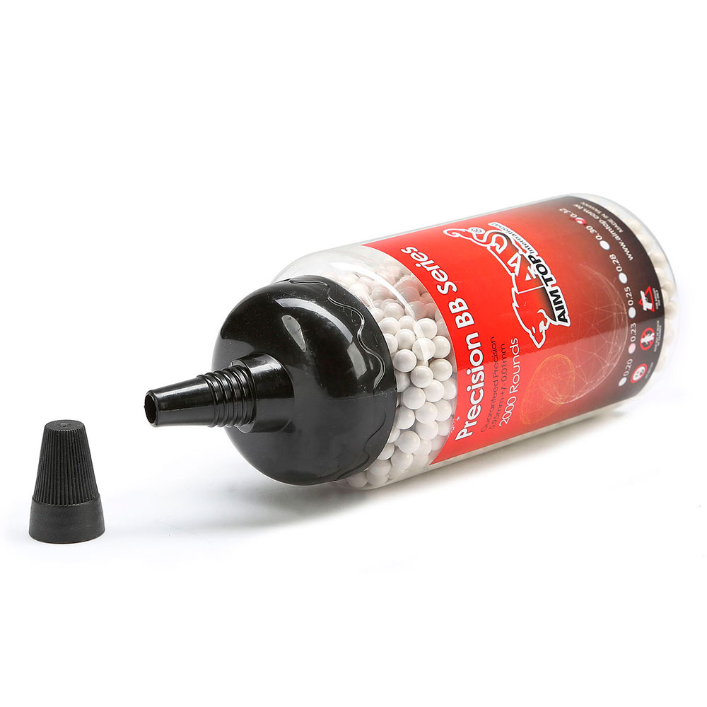 Esferas Plásticas Aim Top 0,25g - 2000 Unidades