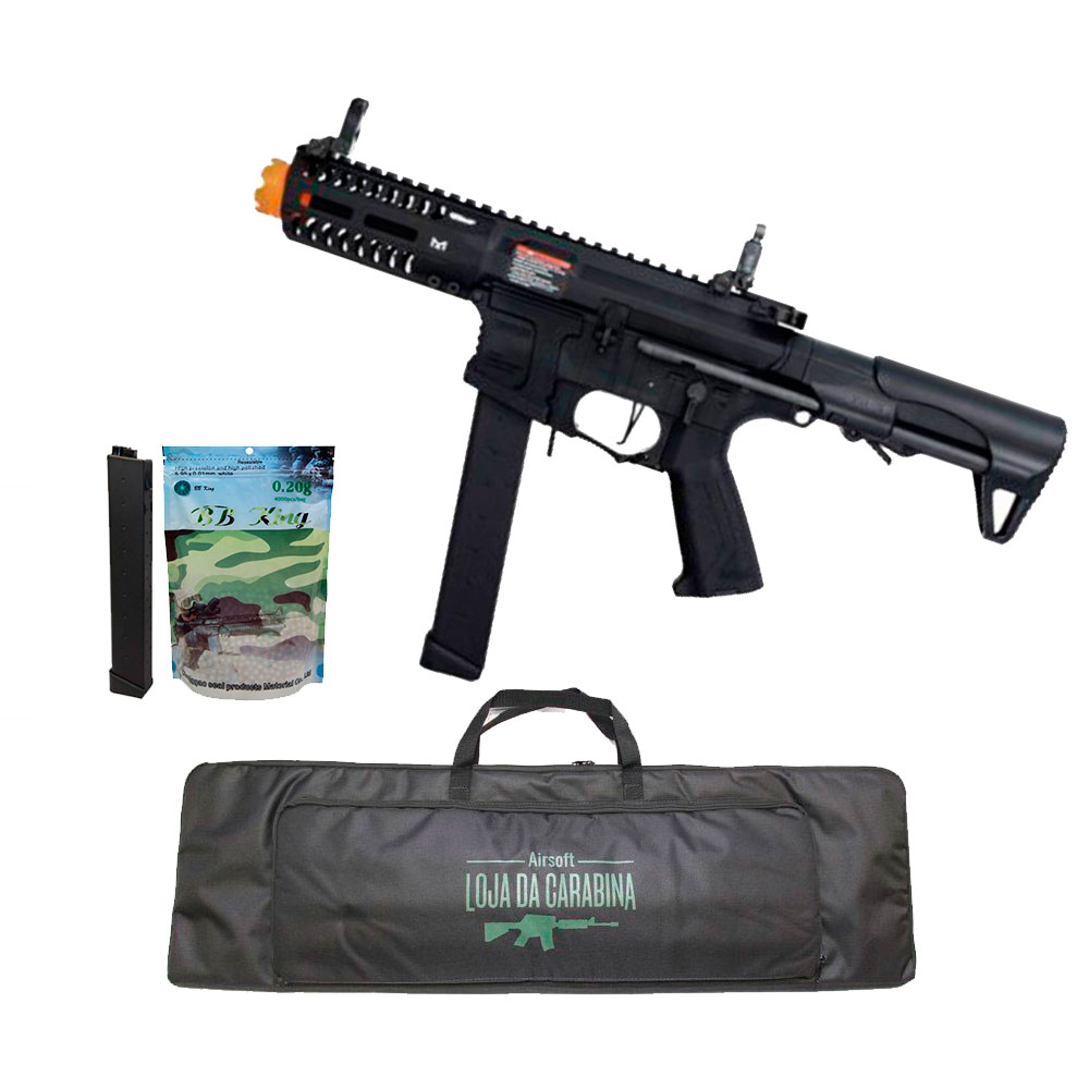 Rifle Airsoft G&G ARP9 + Magazine Low Cap + Esferas + Case