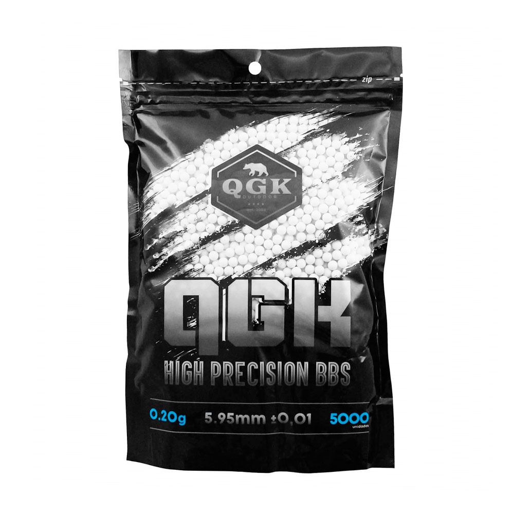 Esferas Plásticas QGK - 0,20g - 5000 Unidades
