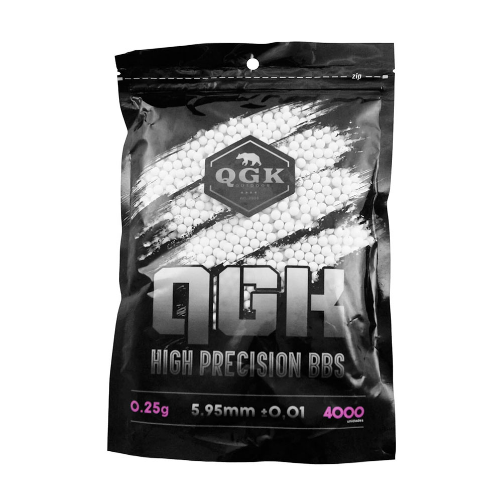 Esferas Plásticas QGK - 0,25g - 4000 Unidades