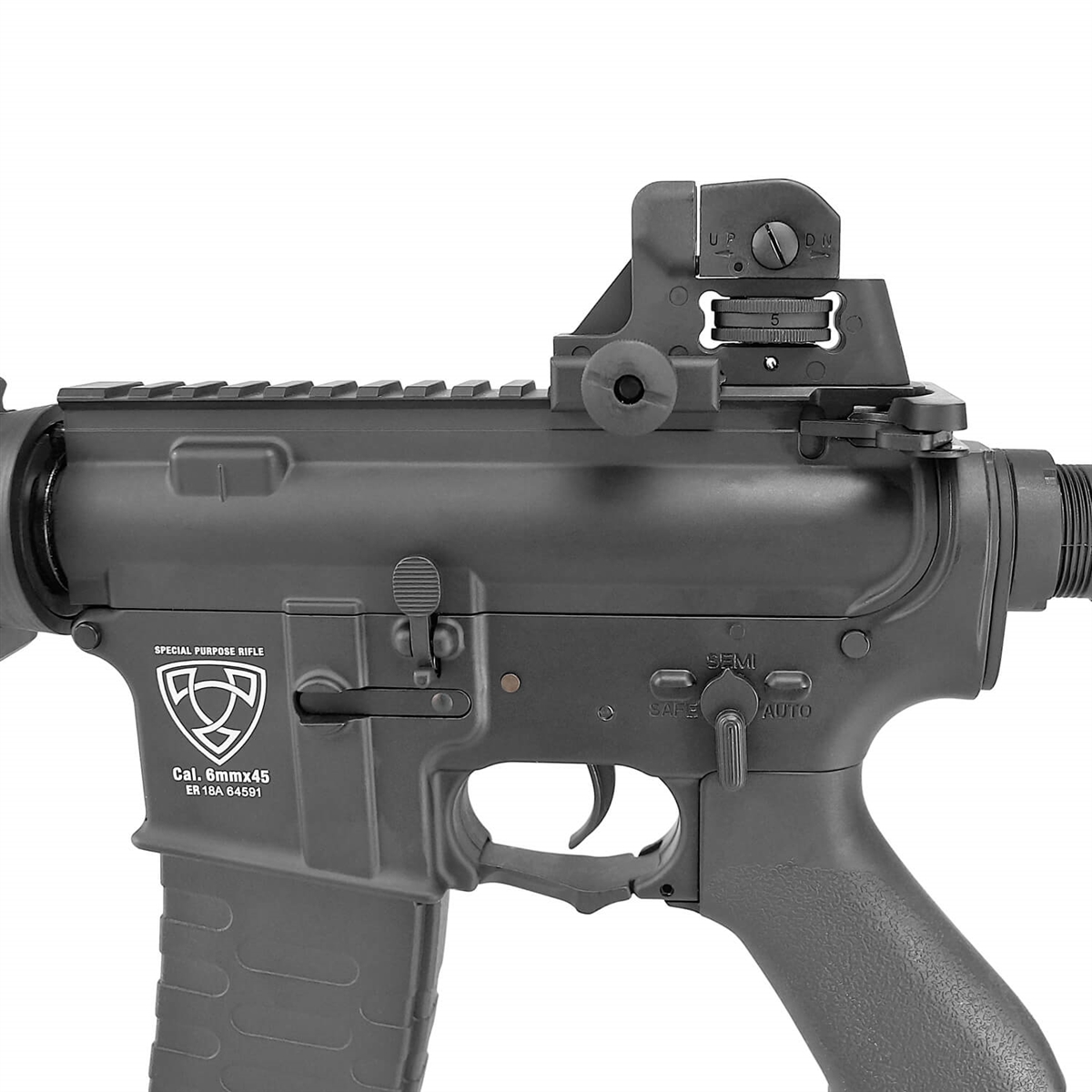 Rifle de Airsoft AEG M4 CQB Full Metal Blowback - 6mm - Aps Conception