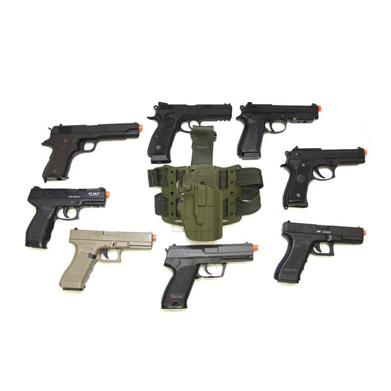 Coldre Universal Rígido Evolution II Verde Oliva - Canhoto - Bélica