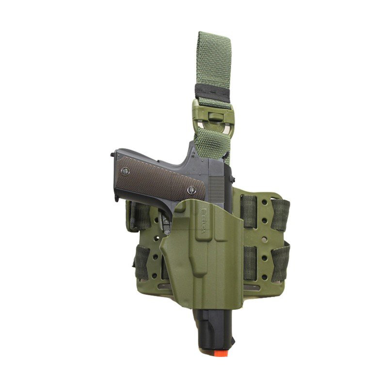 Coldre Universal Rígido Evolution II Verde Oliva - Canhoto - Bélica