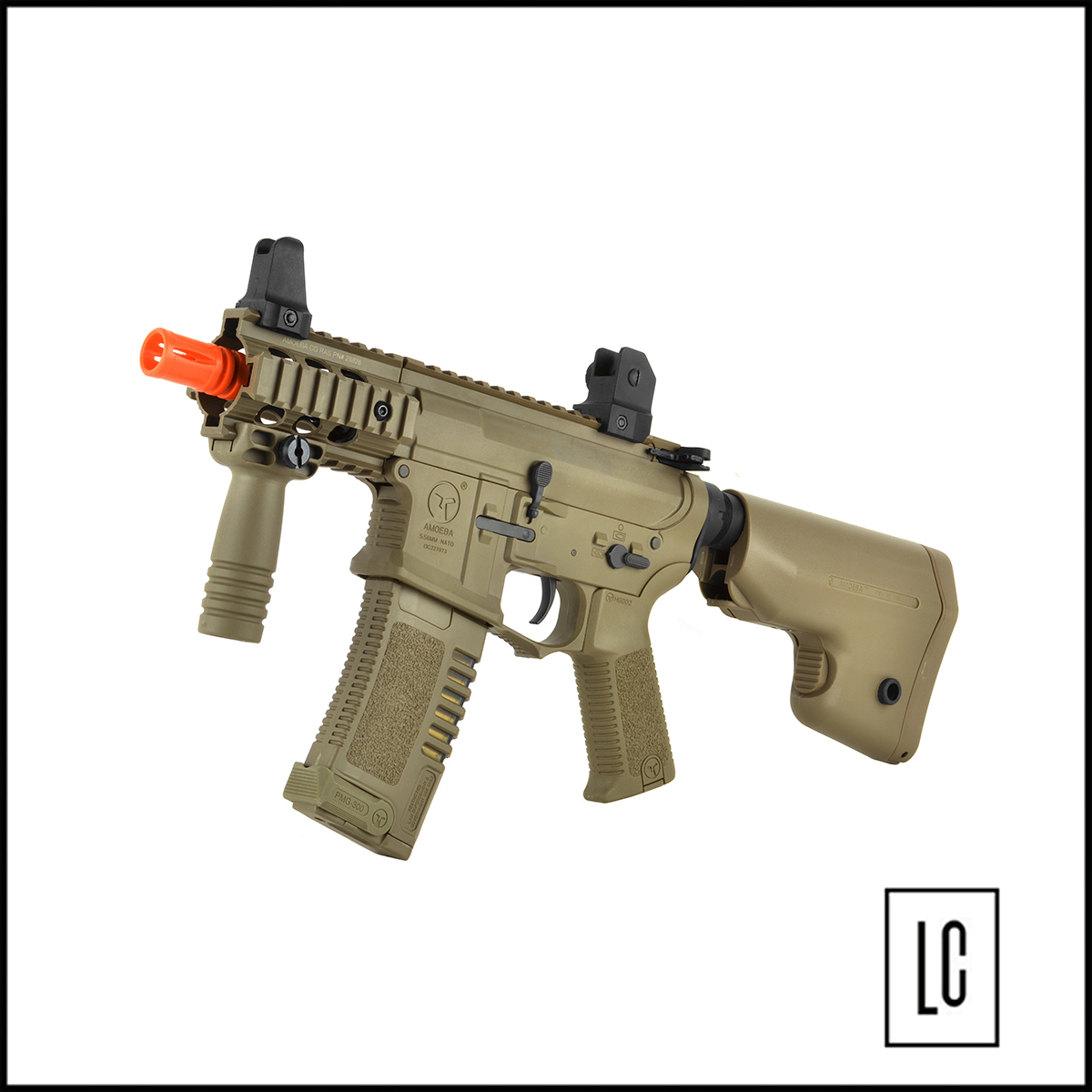 Rifle Airsoft Amoeba M4 CG Dark Earth Ares