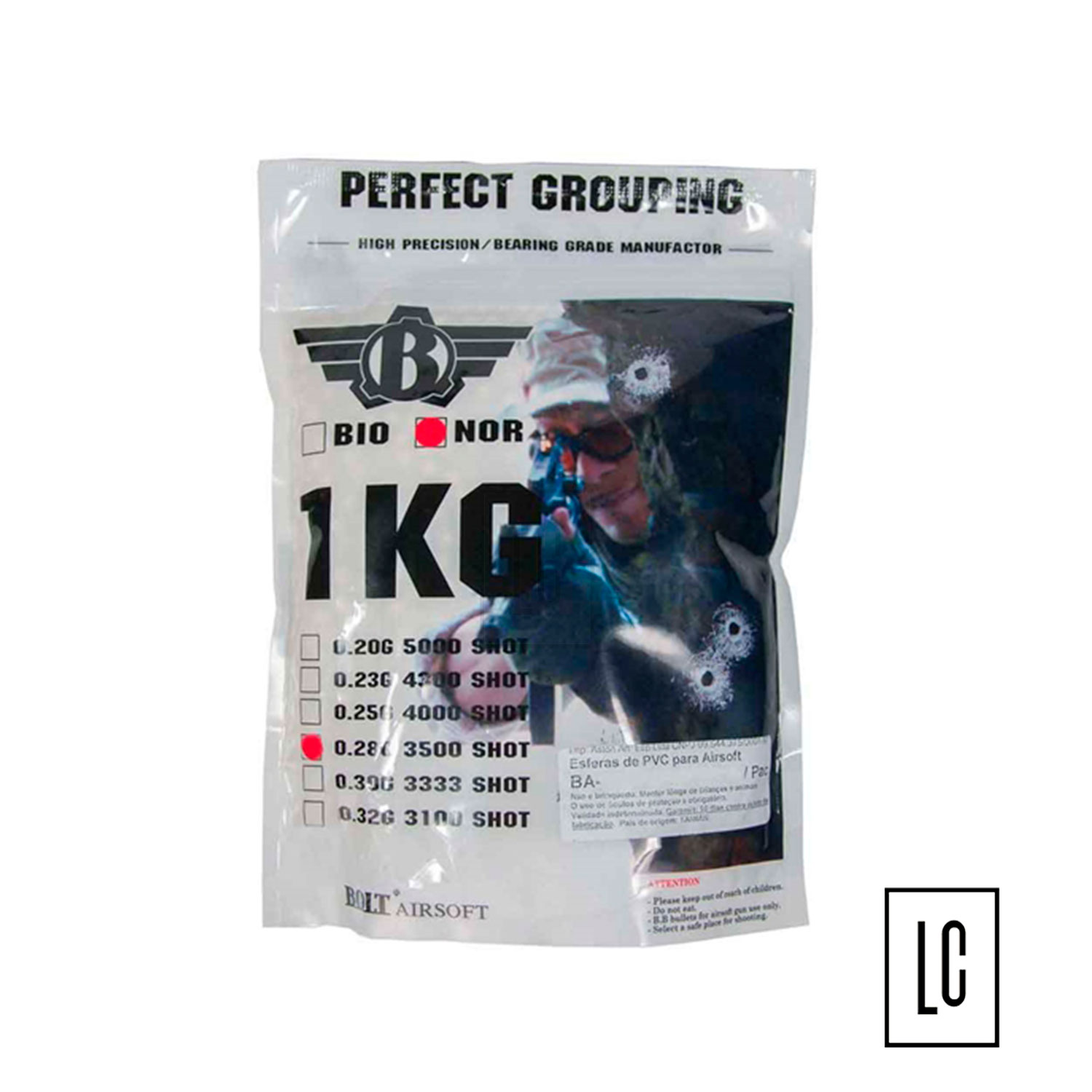 Esferas Plásticas BB's Bolt 0,28g