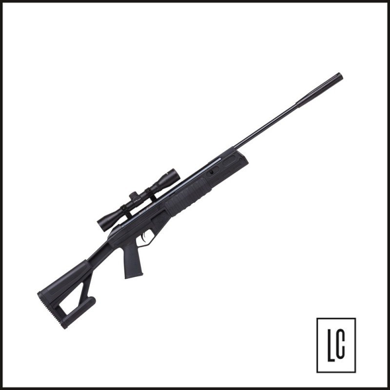 Carabina-de-Pressão-Crosman-TR22-5,5mm-Luneta-4x32-Centerpoint-Munições-Alvos-Loja-da-Carabina.
