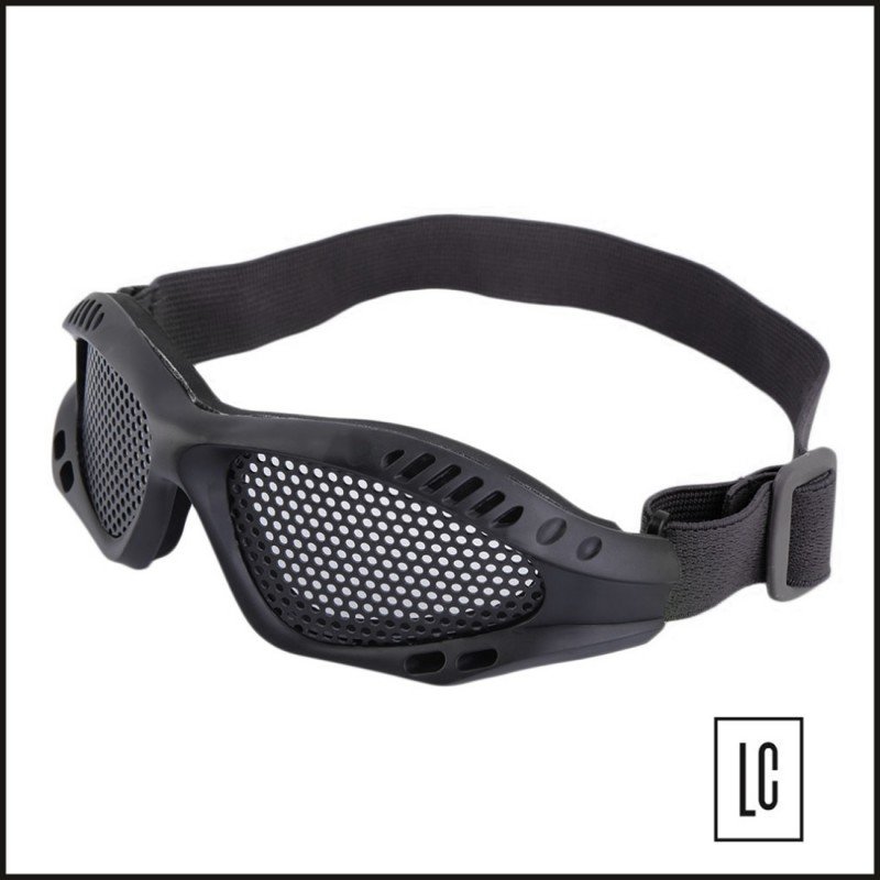 Máscara-Meia-Face-tela-de-Metal-Óculos-tatico-telado-Emerson-Loja-da-Carabina 