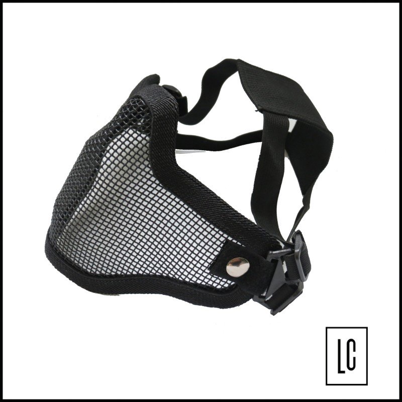 Máscara-Meia-Face-tela-de-Metal-Óculos-tatico-telado-Emerson-Loja-da-Carabina 