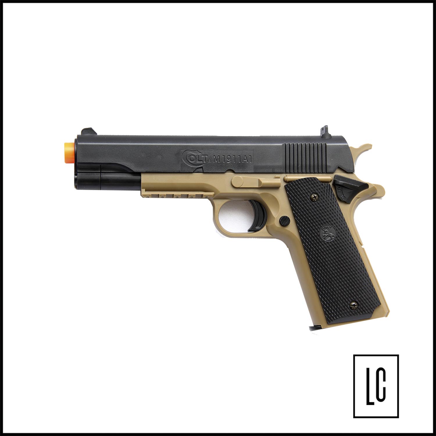 pistola-de-airsoft-colt-1911-dual-color-cybergun