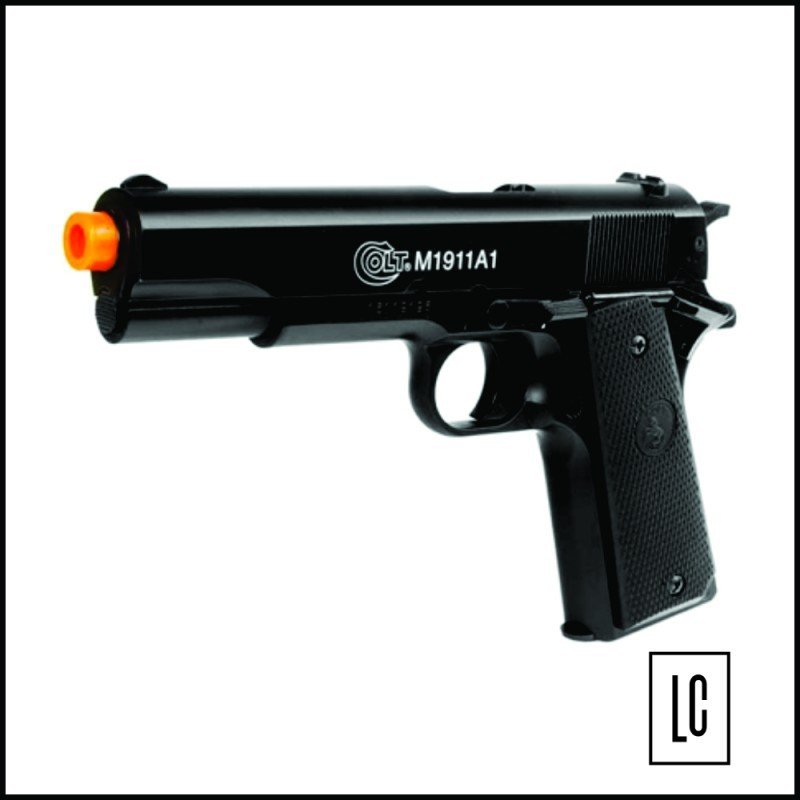 2963-pistola-airsoft-colt-m1911a1-6mm-cybergun-maleta-case-rigido-esfera-plastica-0,12g-speedloader-target-Loja-da-Carabina
