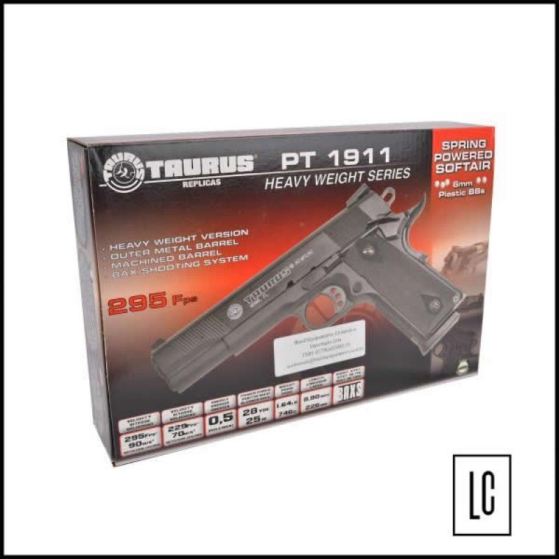 pistola-airsoft-spring-slide-metal-taurus-1911-maleta-rigida-speeadloader-munição-loja-da-carabina (2)