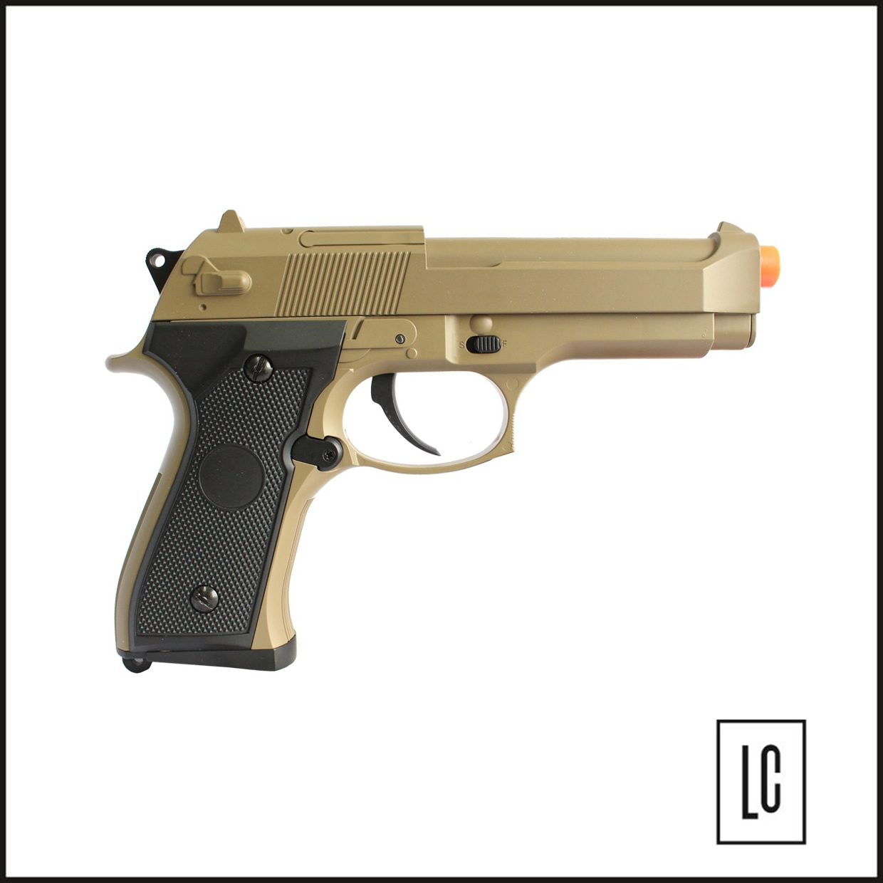 Pistola-de-Airsoft-Elétrica-CM126-M92F-Tan-6mm-Cyma-Loja-da-Carabina