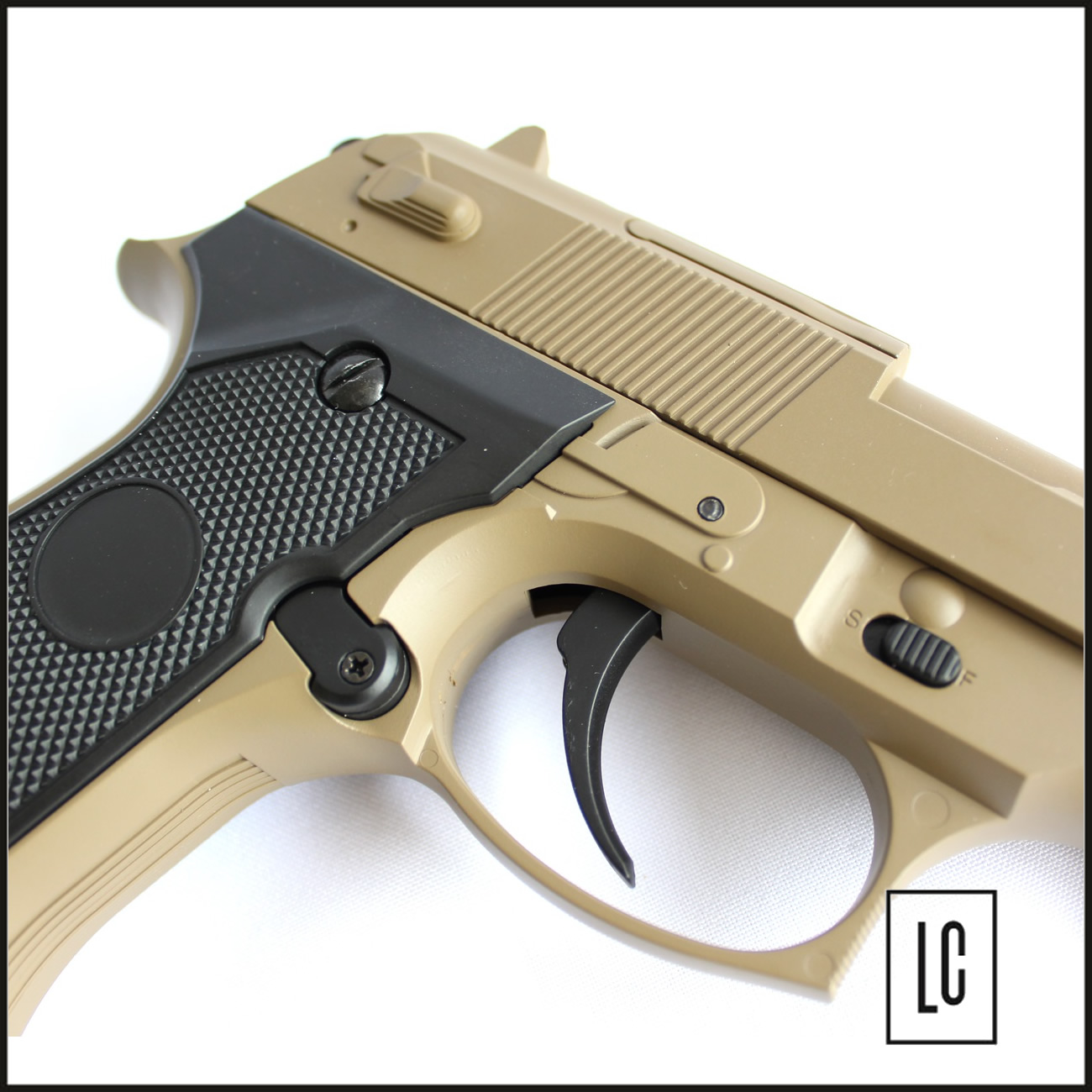Pistola-de-Airsoft-Elétrica-CM126-M92F-Tan-6mm-Cyma-Loja-da-Carabina