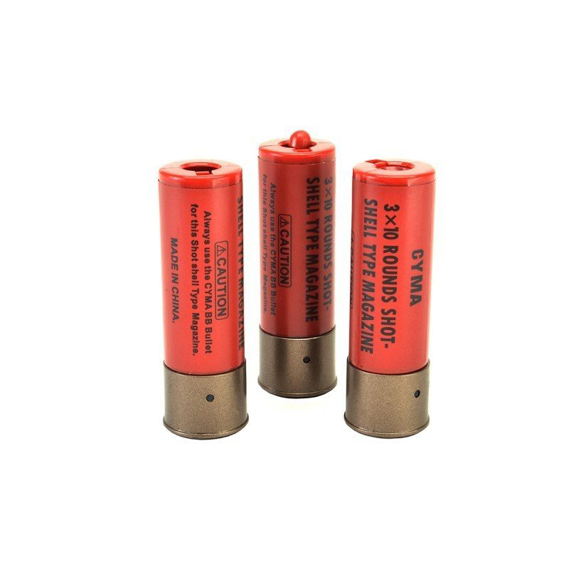 Carabina Airsoft Shotgun M870 Short - 6mm + Cartuchos + Cartucheira P/Corpo LC