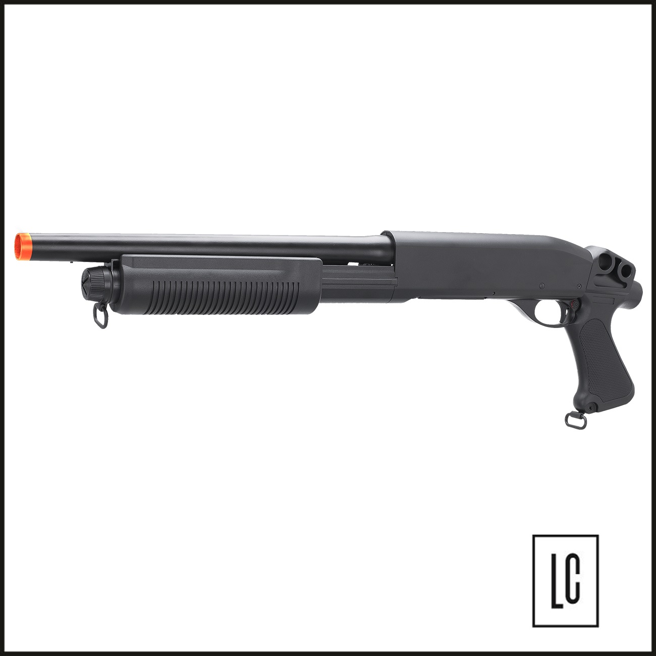 Carabina-Airsoft-Shotgun-M870-Short- 6mm-3-Cartuchos-Cyma