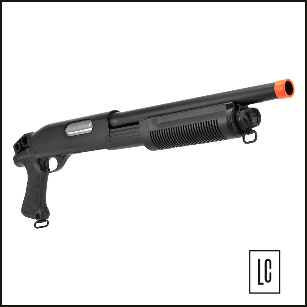 Carabina-Airsoft-Shotgun-M870-Short- 6mm-3-Cartuchos-Cyma
