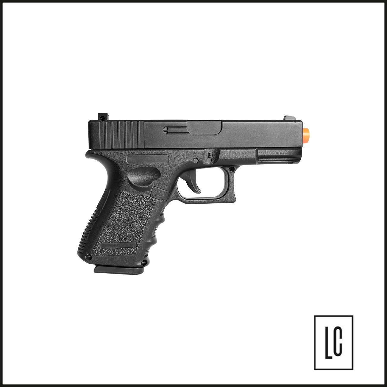 Pistola-de-Airsoft-G15+ Full Metal-6mm-coldre-Rigído-Galaxy-Loja-da-Carabina