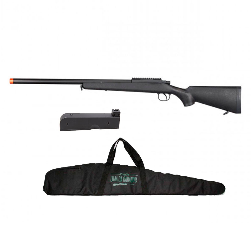 Airsoft Sniper M24 VSR Evo Arms + Magazine Extra e Capa