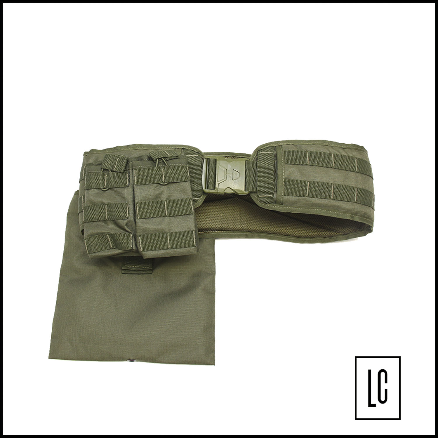 Kit-Cinto-Tático-Molle-verde-oliva-Loja-da-Carabina-