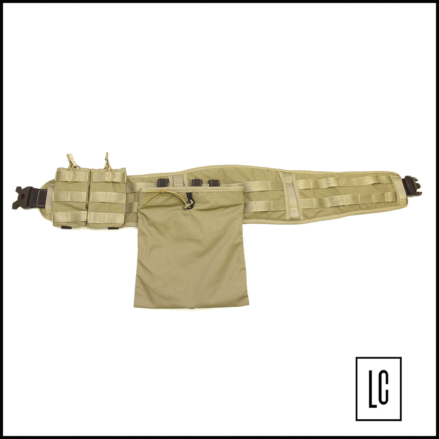 Kit-Cinto-Tático-Molle-tan-Loja-da-Carabina-