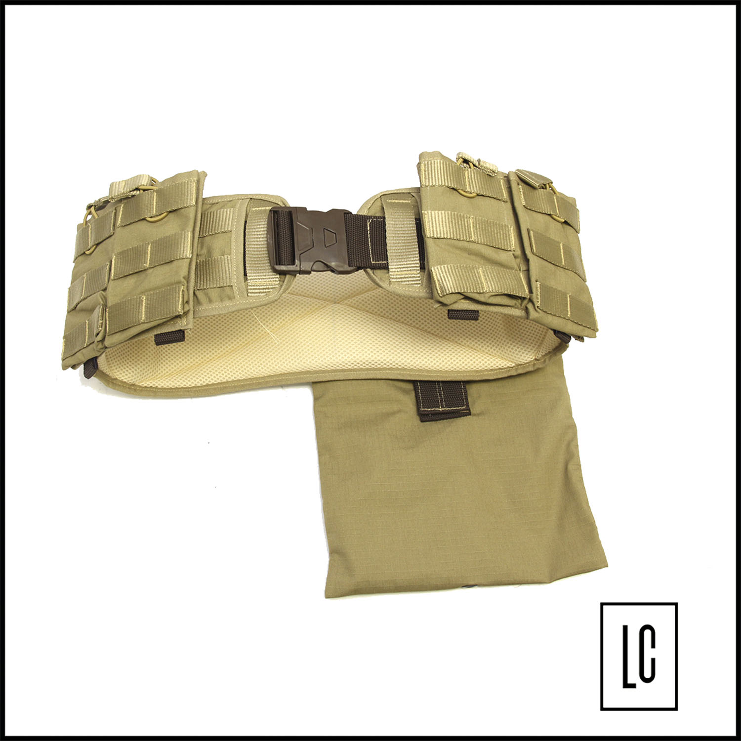 Kit-Cinto-Tático-Molle-tan-Loja-da-Carabina-