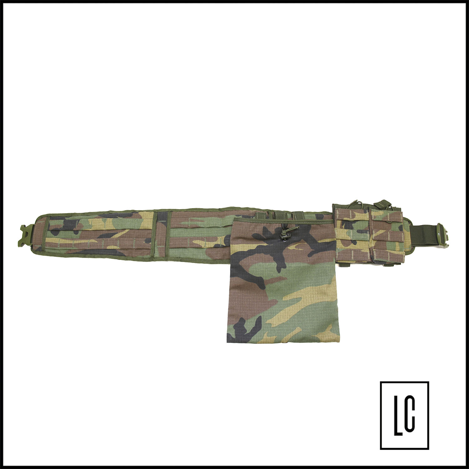 cinto-tatico-emerson-porta-magazine-woodland