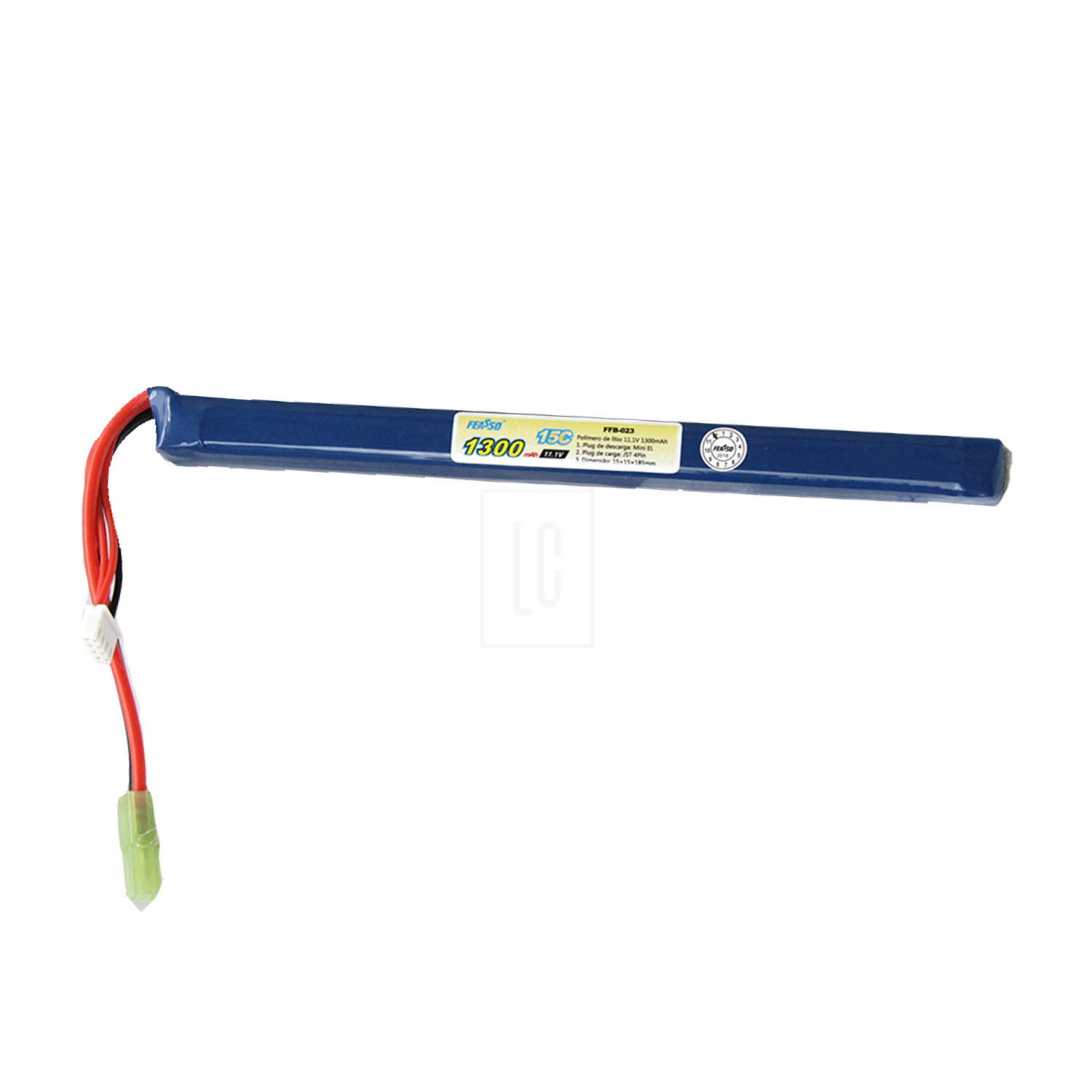 3294-bateria lipo airsoft 11.1v 1100mah aeg
