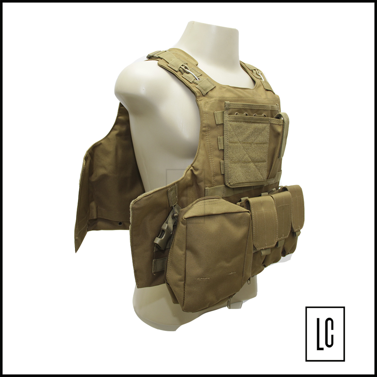 Colete-Tático-Modular-Assault-Tan-Loja-da-Carabina