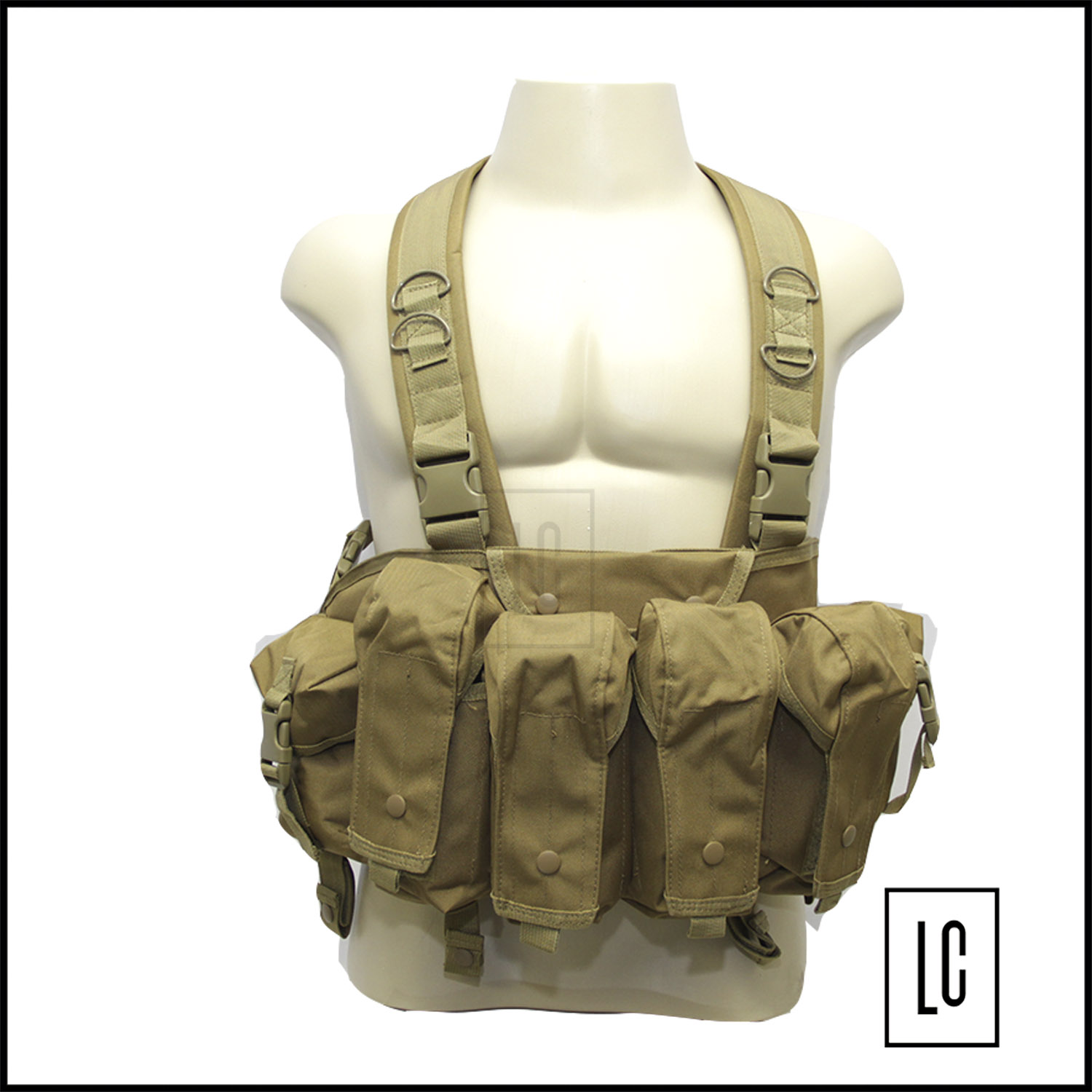 3456-Colete-Tático-Chest-7-62-AK-Tan-Loja-da-Carabina