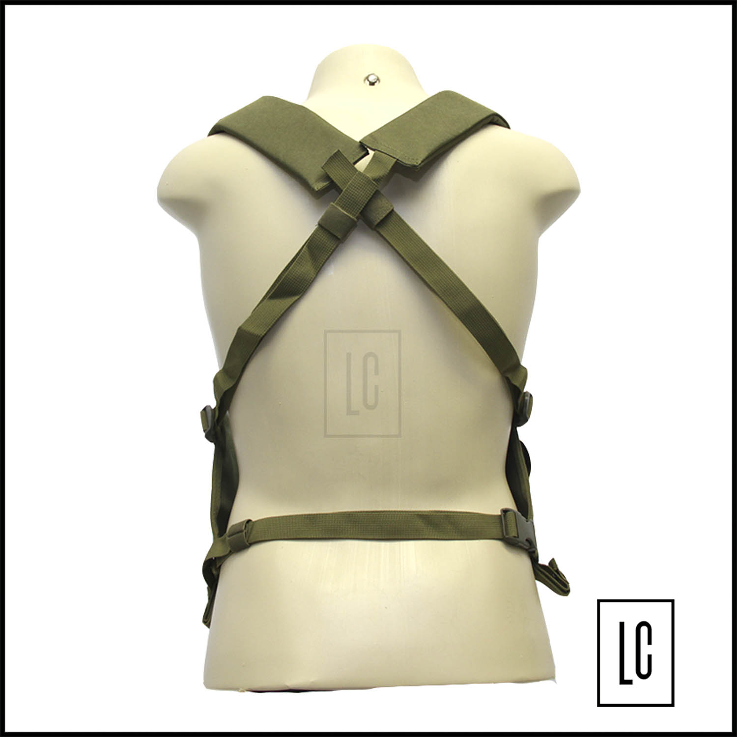 Colete Tático 4 Bolsos Chest Rig Vest -Verde Oliva