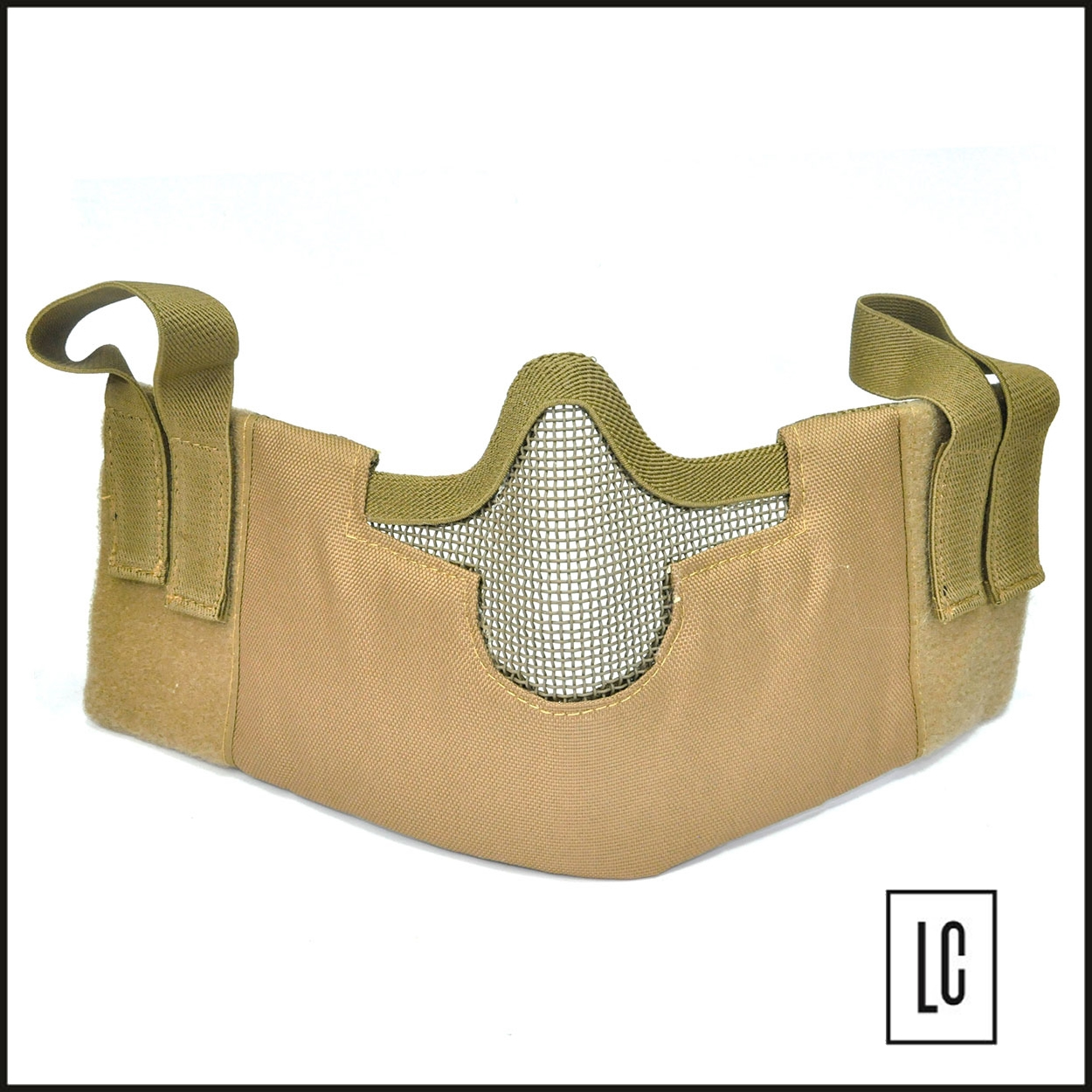 Máscara-de-proteção-facial-de-tela-V2-Tan-EVO-Tactical-Loja-da-Carabina