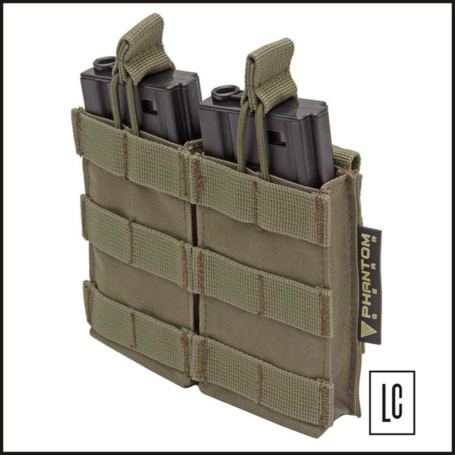 Bolso-Porta-Magazine-Duplo-M4M16-VerdeOliva-Phantom-Gear-Loja-da-Carabina