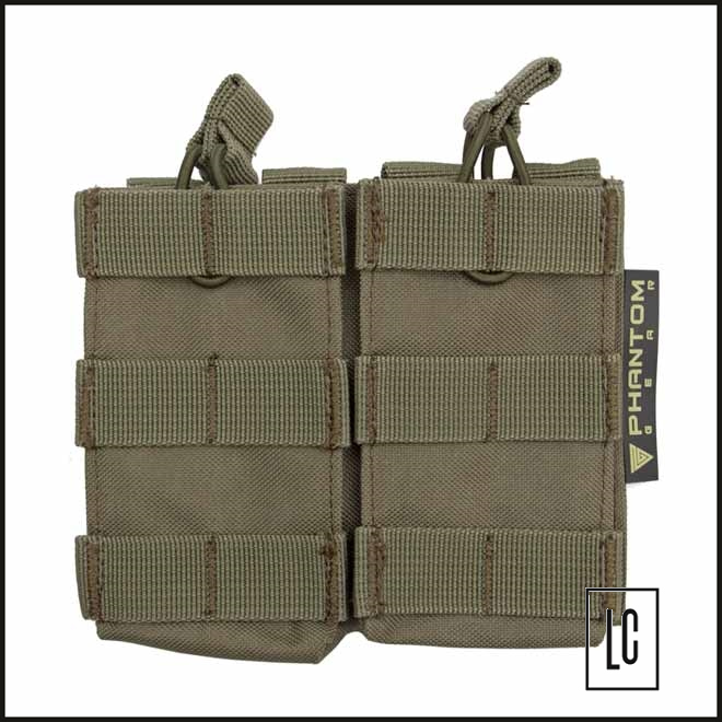 Bolso-Porta-Magazine-Duplo-M4M16-VerdeOliva-Phantom-Gear-Loja-da-Carabina