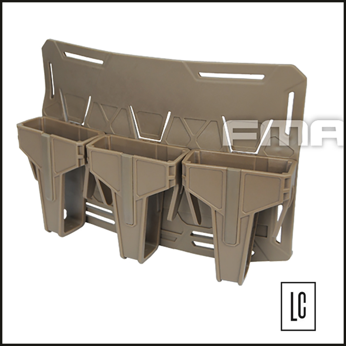 Porta-Carregador-Triplo-Kangaroo-PColete-Modular-Tan- FMA-Loja-da-Carabina