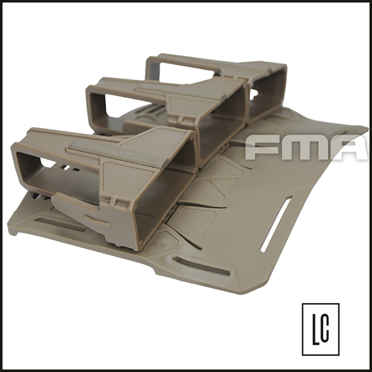 Porta-Carregador-Triplo-Kangaroo-PColete-Modular-Tan- FMA-Loja-da-Carabina