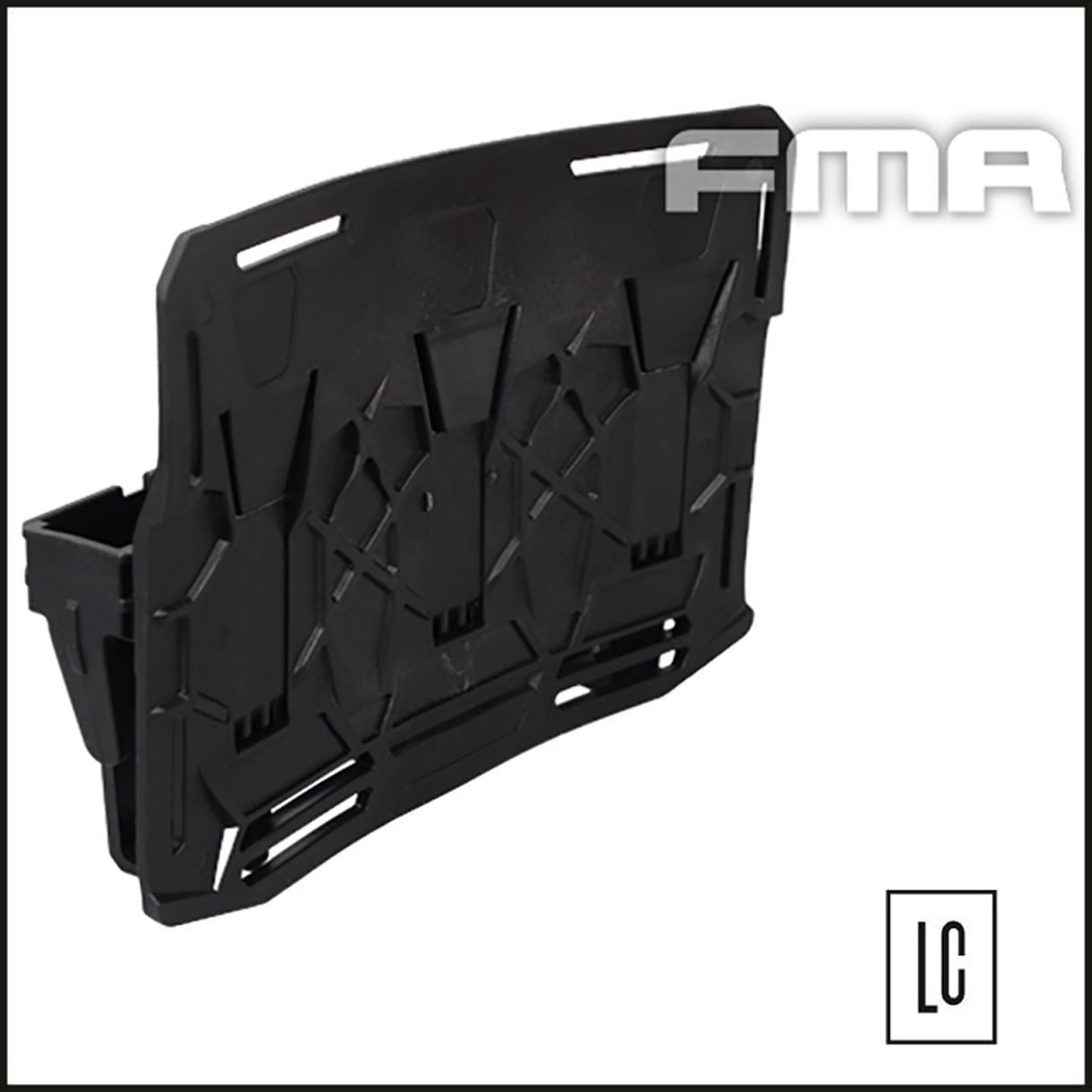 Porta Carregador Triplo Kangaroo PColete Modular - Black - FMA-Loja-da-Carabina