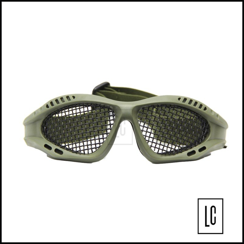 Óculos-de-Proteção-Tela-II-Verde-Oliva- Shemagh-Verde-Loja-da-Carabina