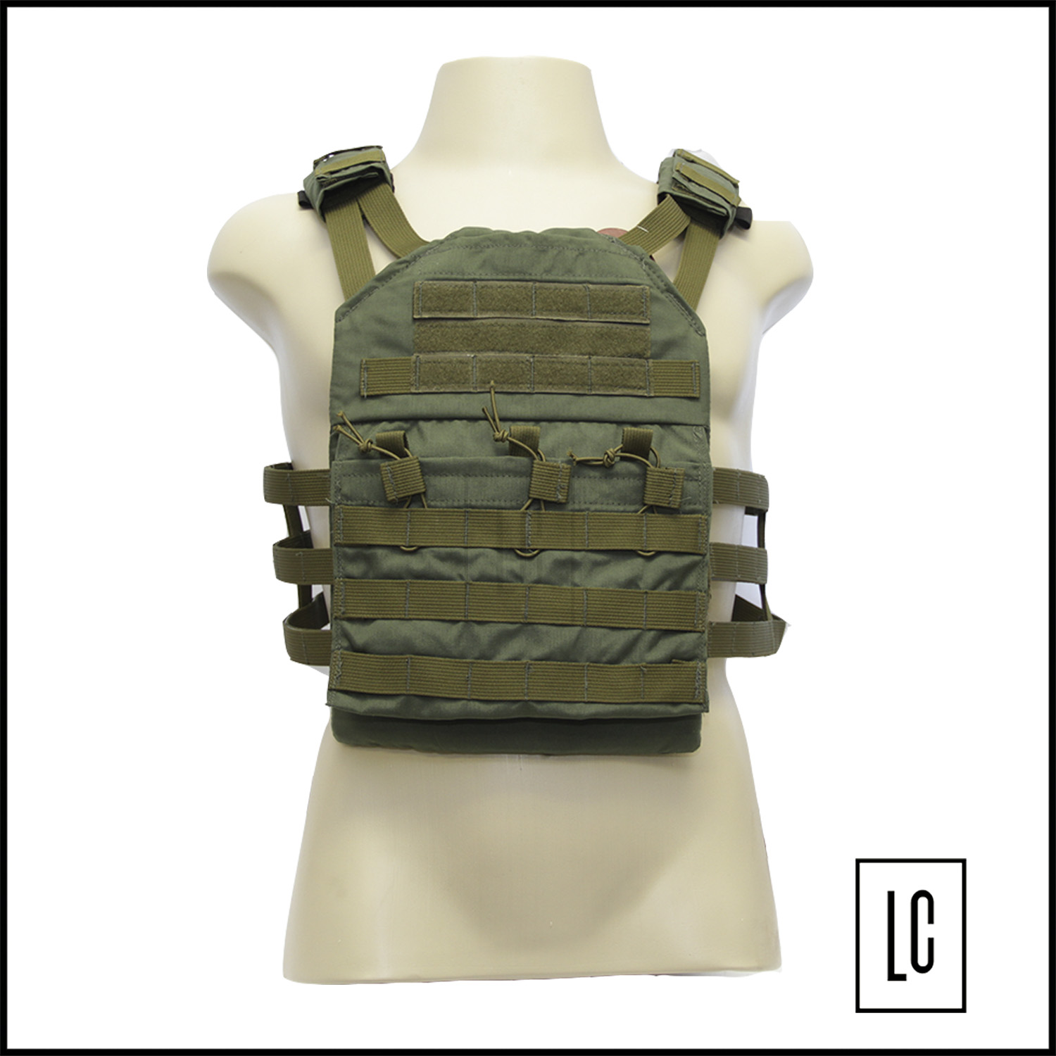 Colete Modular Plate - Verde - Bravo Militar -Loja-da-Carabina