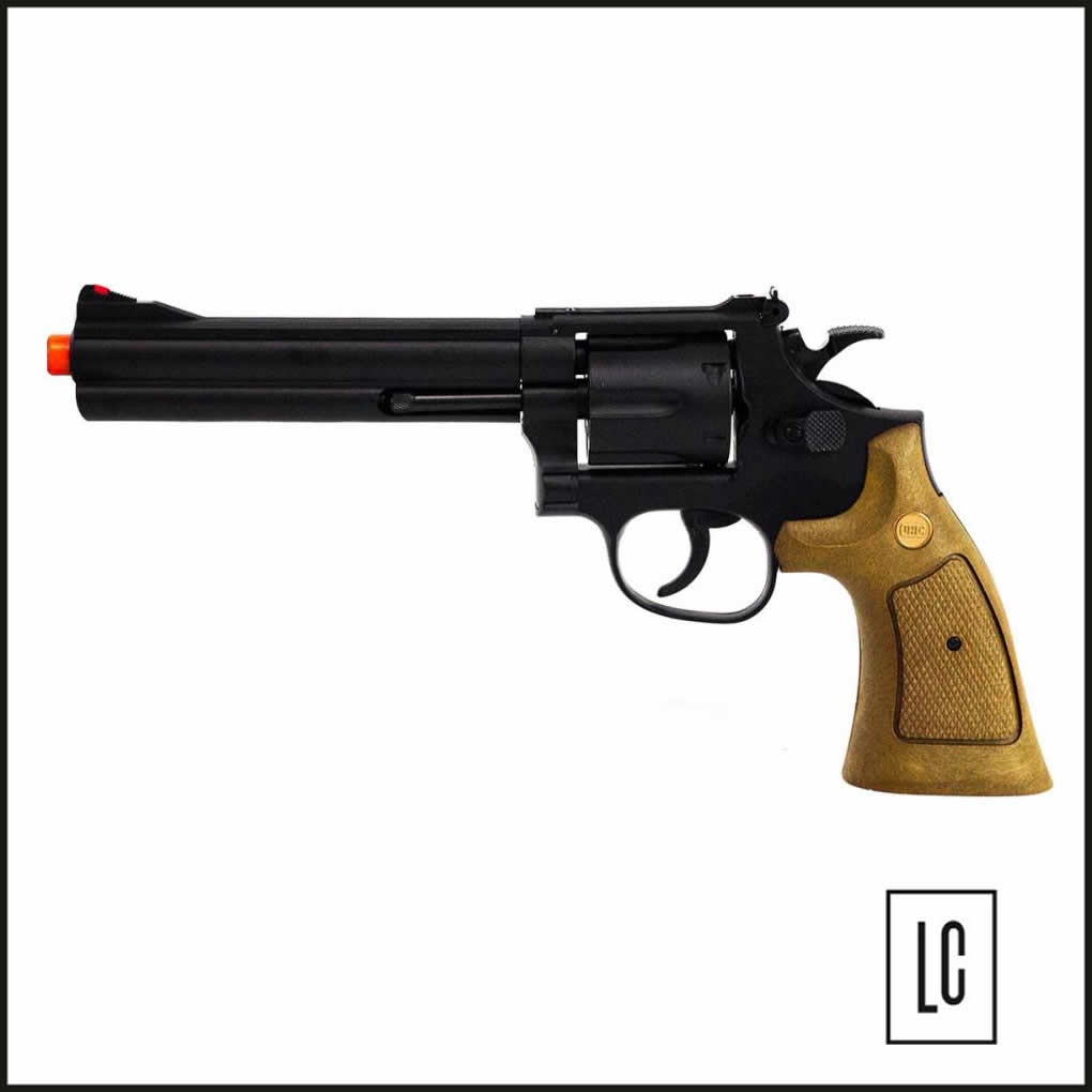 Revólver de Airsoft Spring S&W M586 6" - 6mm - UHC