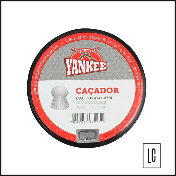 chumbinho-yankee-caçador-6mm-100-unidades