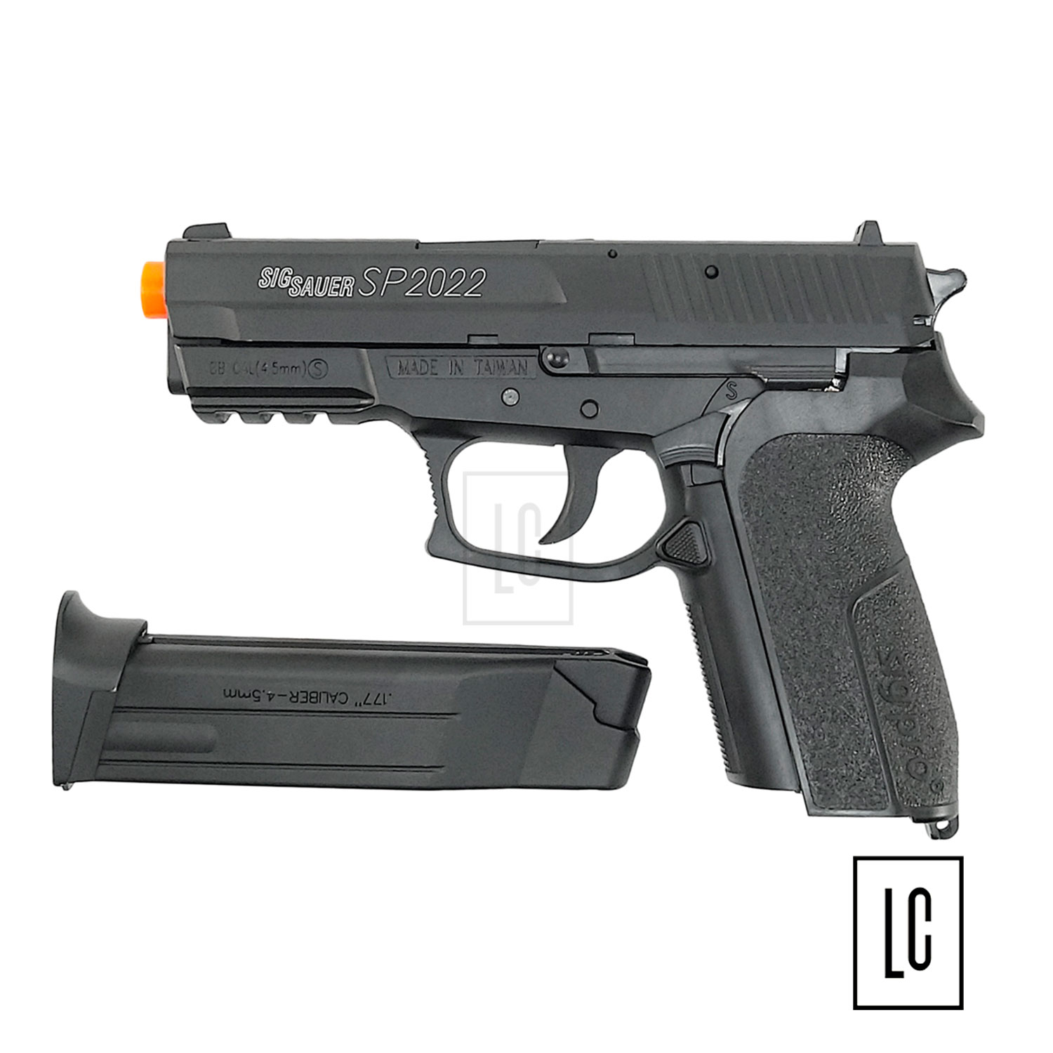 Pistola Airsoft CO2 SP2022 Sig Sauer Slide Metal 6mm