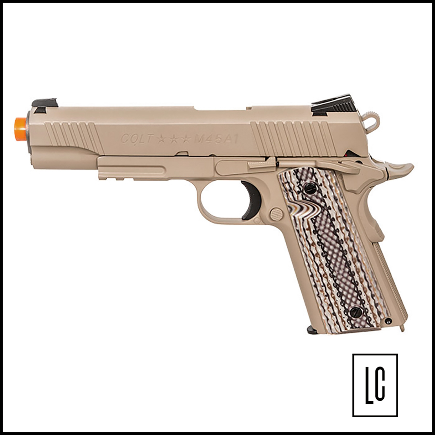 pistola-de-airsoft-co2-cybergun-colt-1911-loja-carabina-m45a1-full-metal-blowback