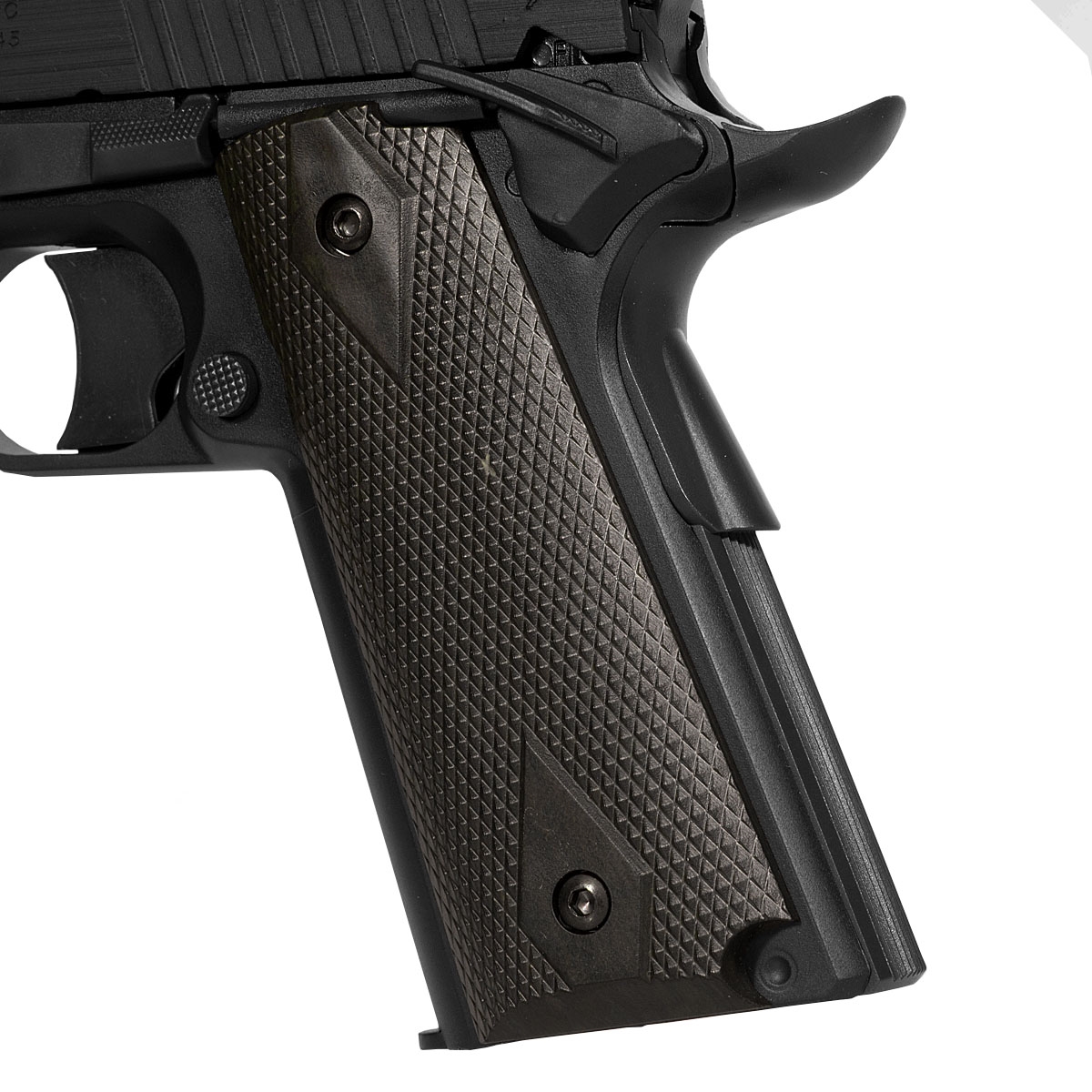 Pistola Airsoft Co2 Colt 1911 Rail Gun Government Cybergun - 6mm