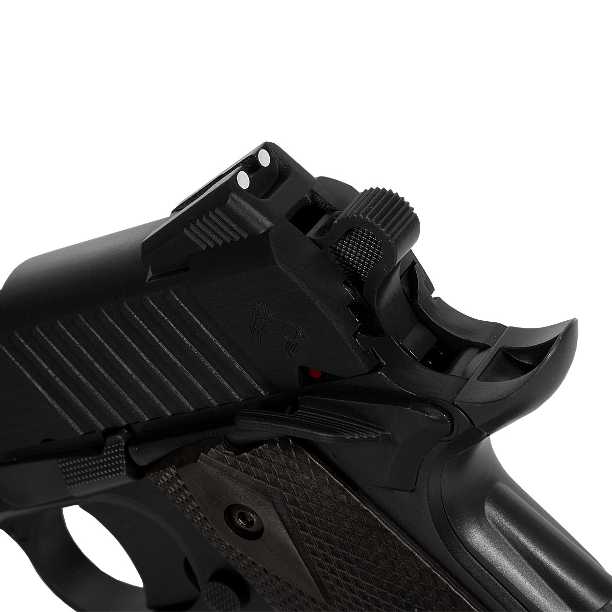 Pistola Airsoft Co2 Colt 1911 Rail Gun Government Cybergun - 6mm