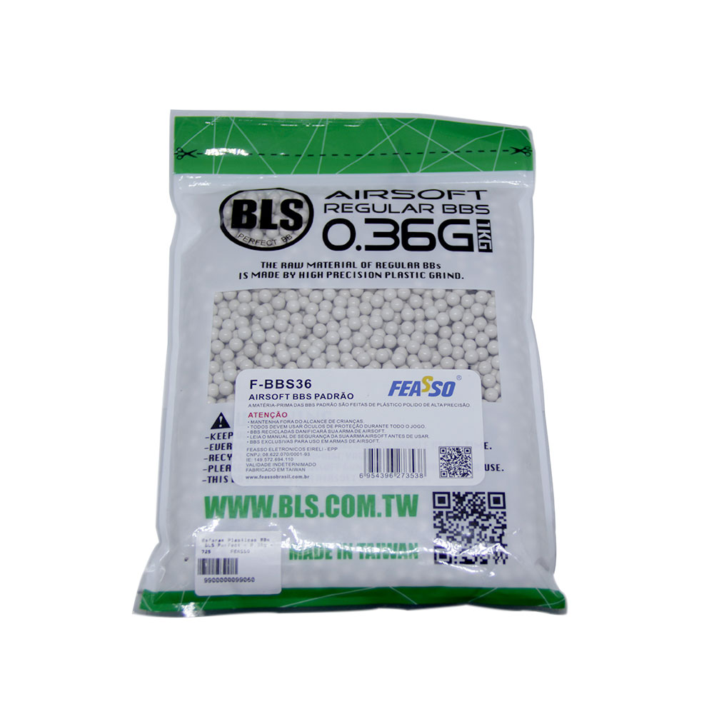 Esferas Plásticas BBs BLS Perfect - 0,36g - 2778 Unidades